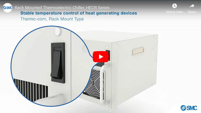 Rack Mounted Thermoelectric Chiller HECR Series