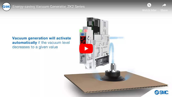 Energy Saving Vacuum Generator ZK2 Series