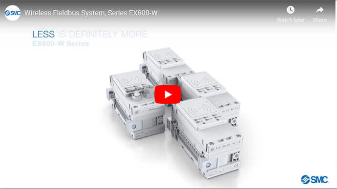 Wireless Fieldbus System EX600-W Series