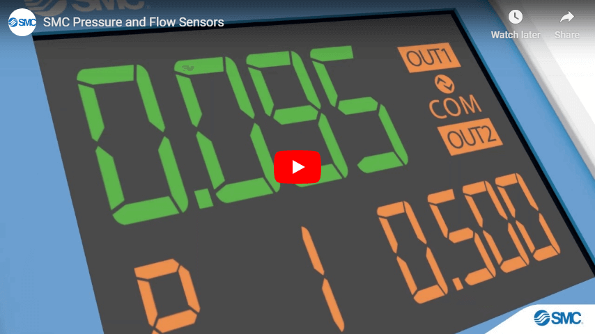 SMC Pressure and Flow Sensors